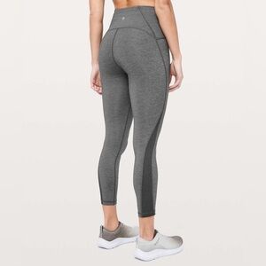 EUC - Gently Used! Lululemon Train Times 7/8 Pant *25"
**Heathered Black Sz 8